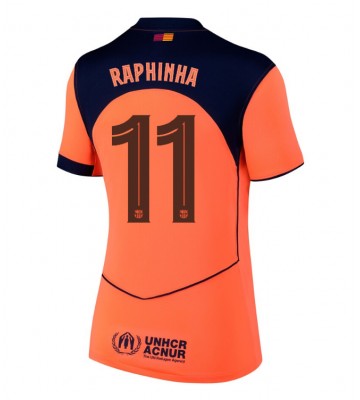 Lacne Ženy Futbalové dres Barcelona Raphinha Belloli #11 2025-26 Krátky Rukáv - Tretina